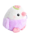 Colorful Fruit Bird Squawk Plush 9 cm - purple